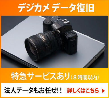 デジカメデータ復旧・特急サービスあり